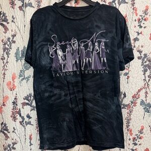 Taylor Swift Speak Now (Taylor’s Version) Black Tye-Dye Tee
